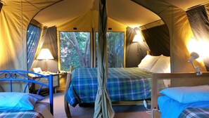 Garden Safari Tent | Individually furnished, free WiFi, bed sheets - The Black Cockatoo Nannup (Nannup)