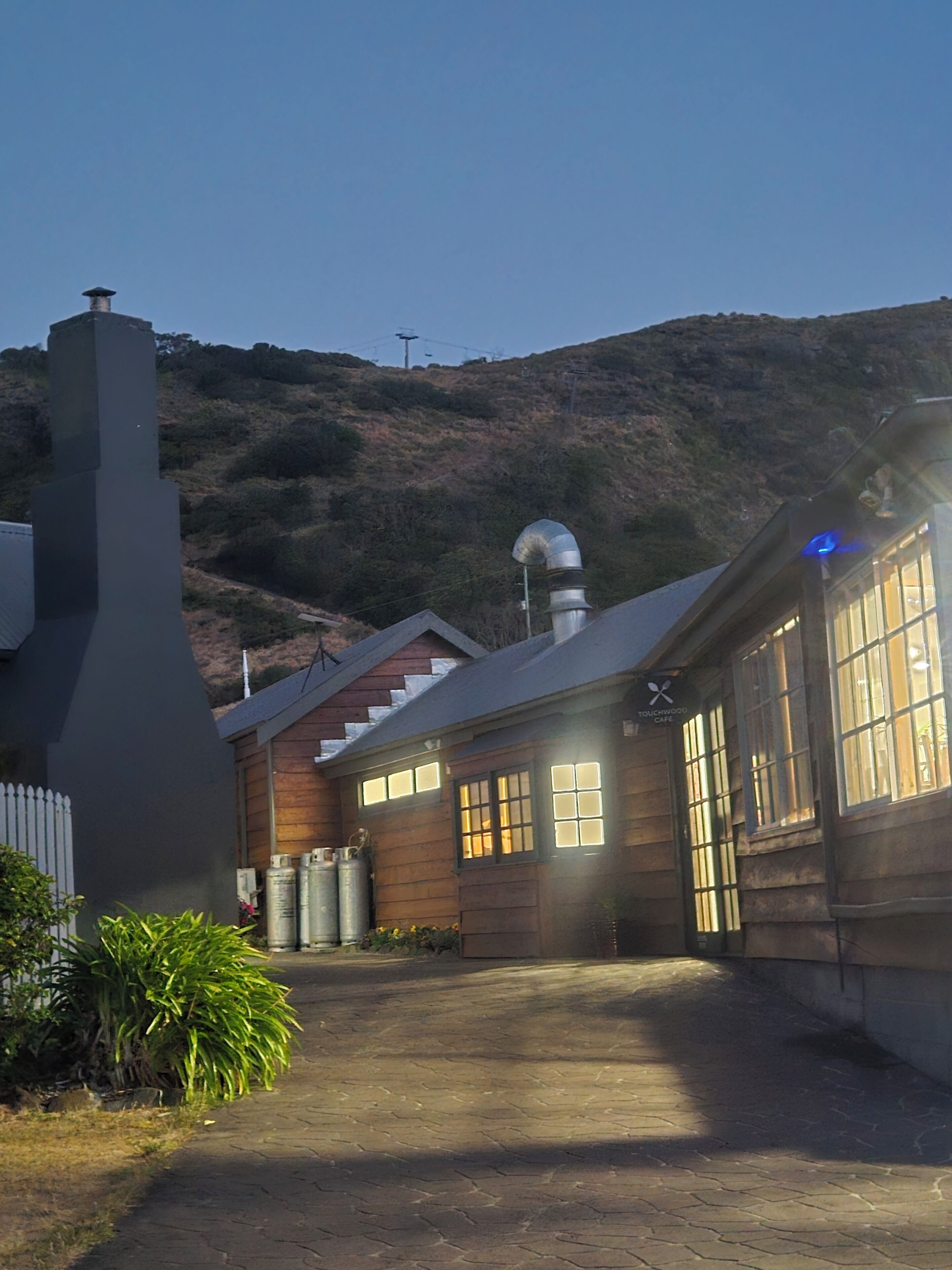 Front of property - evening/night