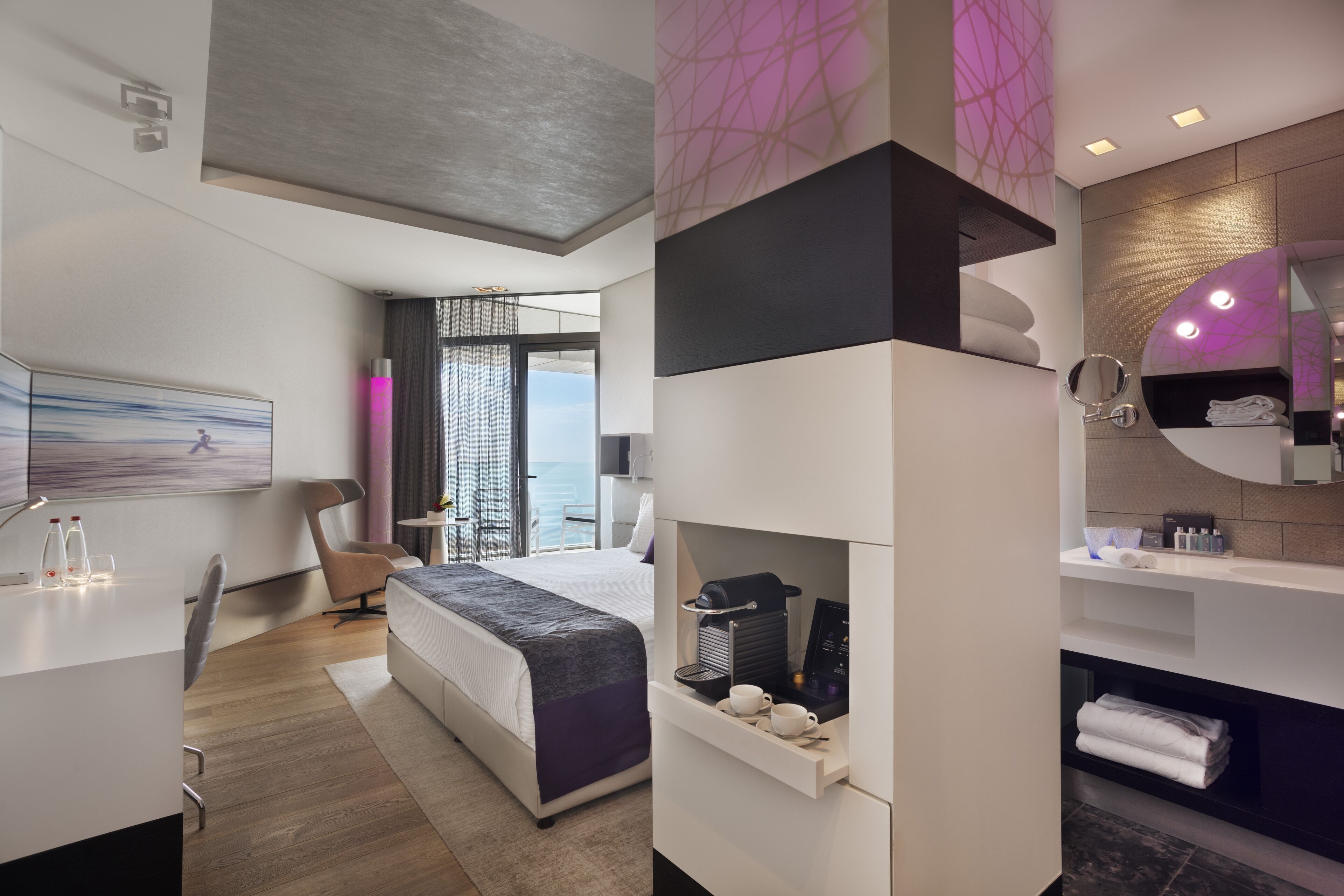 Premium bedding, down duvets, minibar, in-room safe