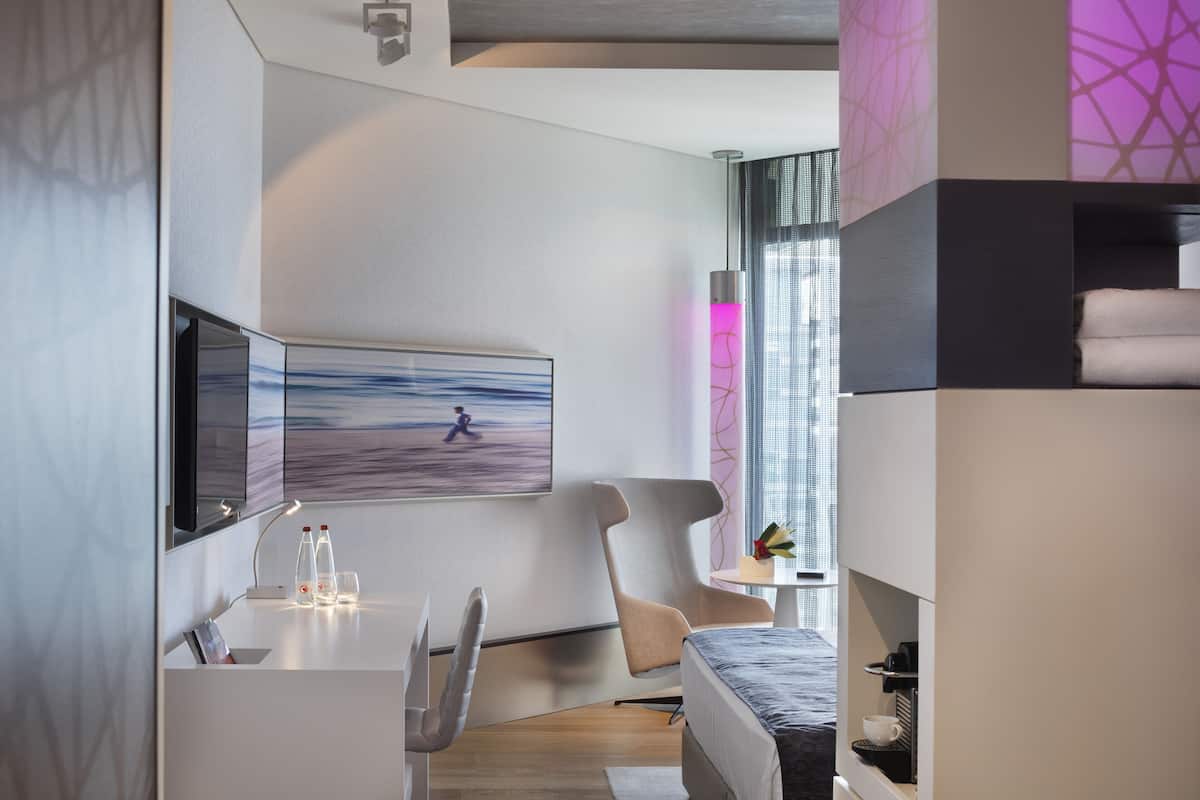 1 habitación, ropa de cama de alta calidad, edredón y minibar