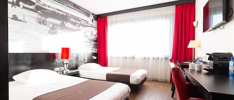 Deluxe Room, 2 Twin Beds | In-room safe, desk, iron/ironing board, free cribs/infant beds