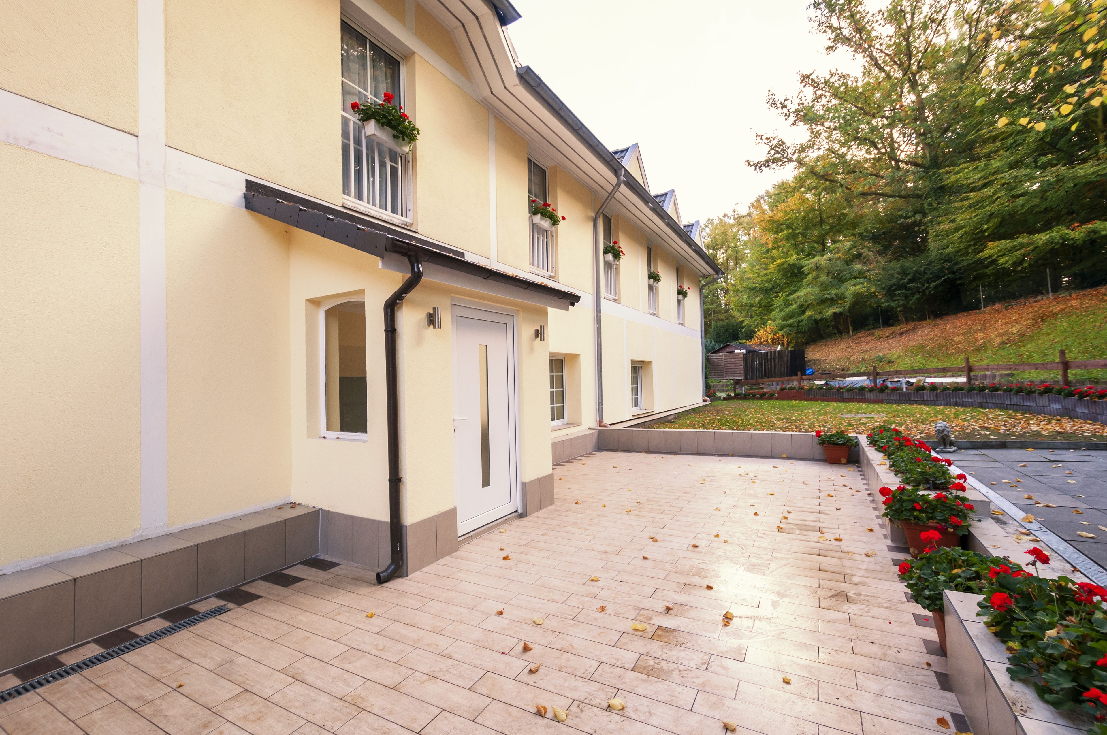 Fassade der Unterkunft