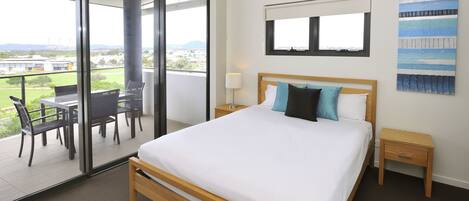 2 bedrooms, individually decorated, iron/ironing board