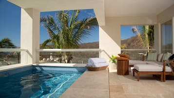 Superior-sviitti, yksityinen uima-allas (Terrace) | Terassi/patio