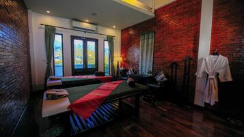 Salas de tratamientos para parejas, tratamientos corporales