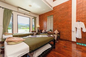 Salas de tratamiento para parejas, tratamientos corporales