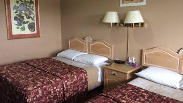 Standard Double Room, 2 Double Beds, Non Smoking | Desk, iron/ironing board, free WiFi, bed sheets