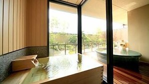 Special Japanese Western Style Room with Open Air Bath (Check in until 18:00) | Dypt badekar