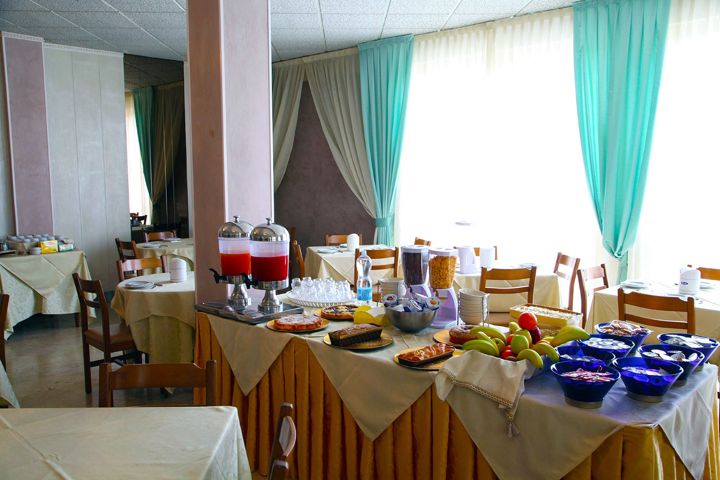 daily buffet breakfast (eur 5 per person)