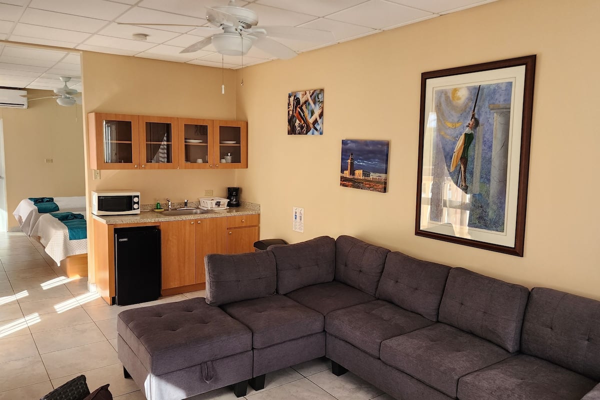 premier suite | living area | led tv