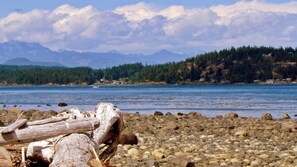 Vue sur la campagne depuis l’hébergement