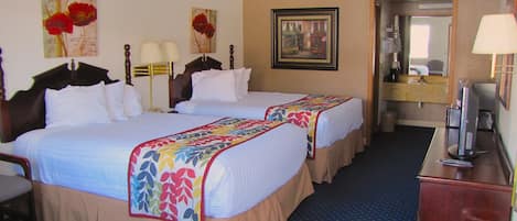 Standard Room with 2 Queen beds | Pillowtop beds, individually decorated, blackout drapes