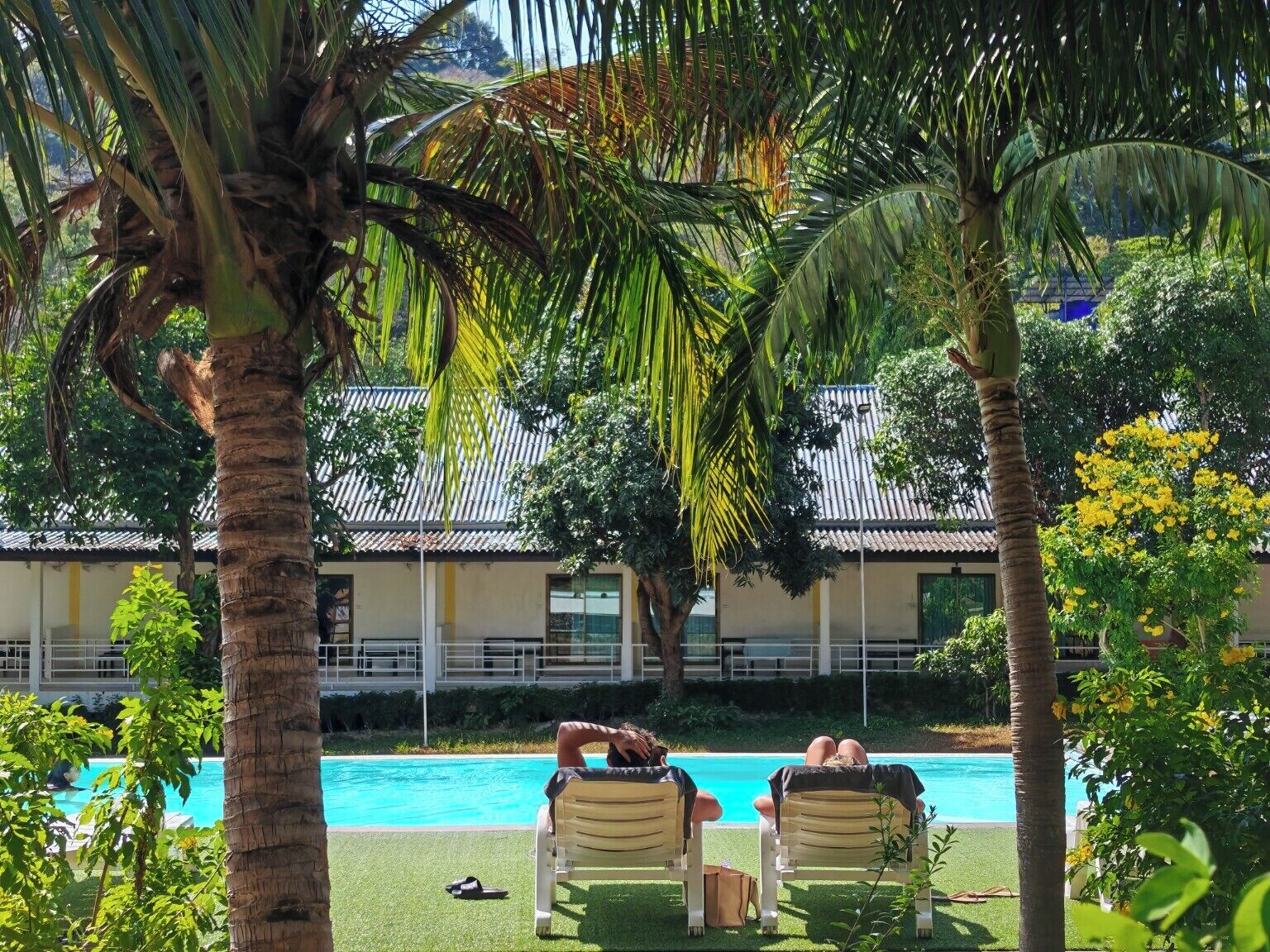 Alberca al aire libre 