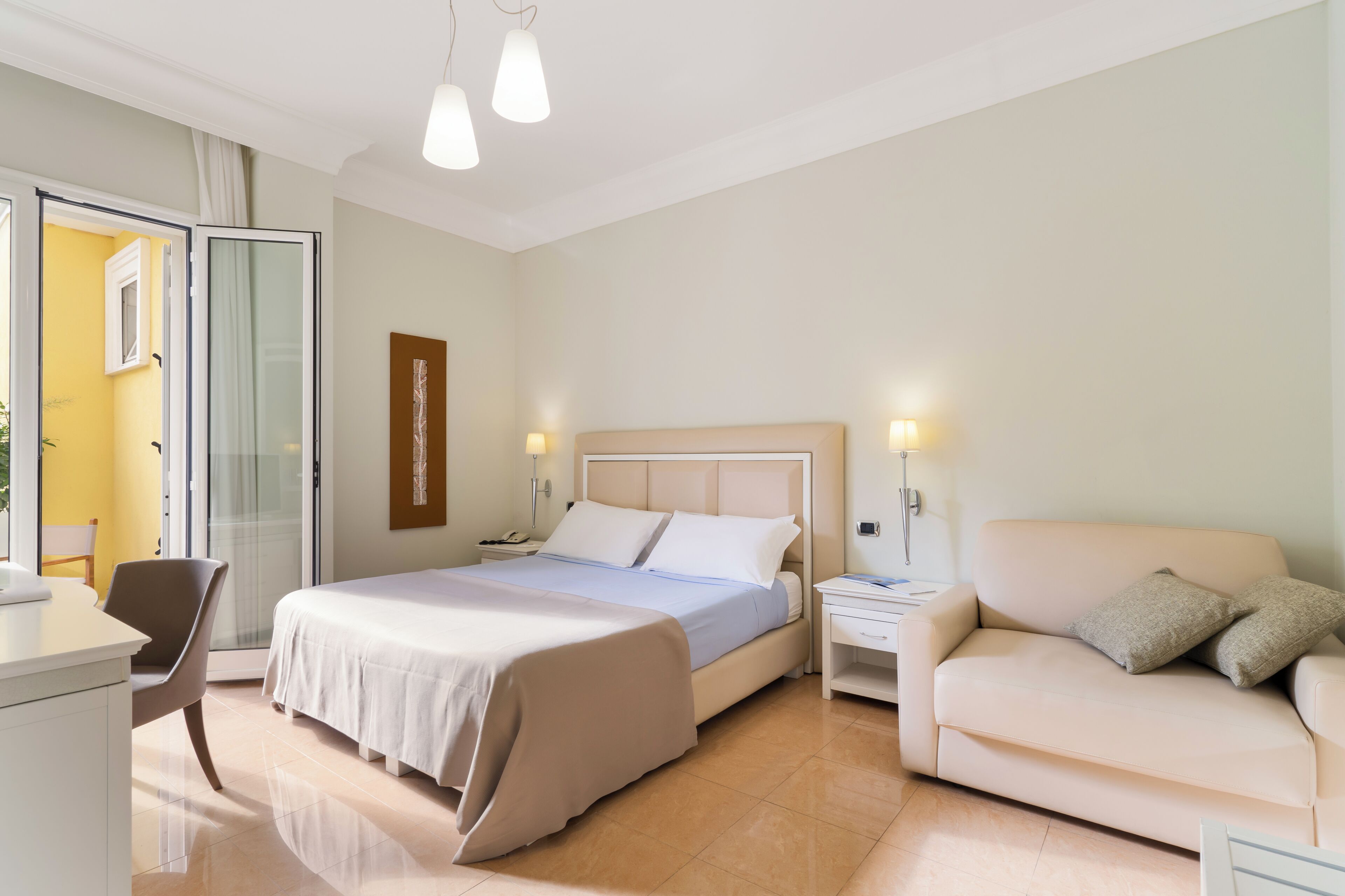 Down duvets, in-room safe, laptop workspace, free WiFi