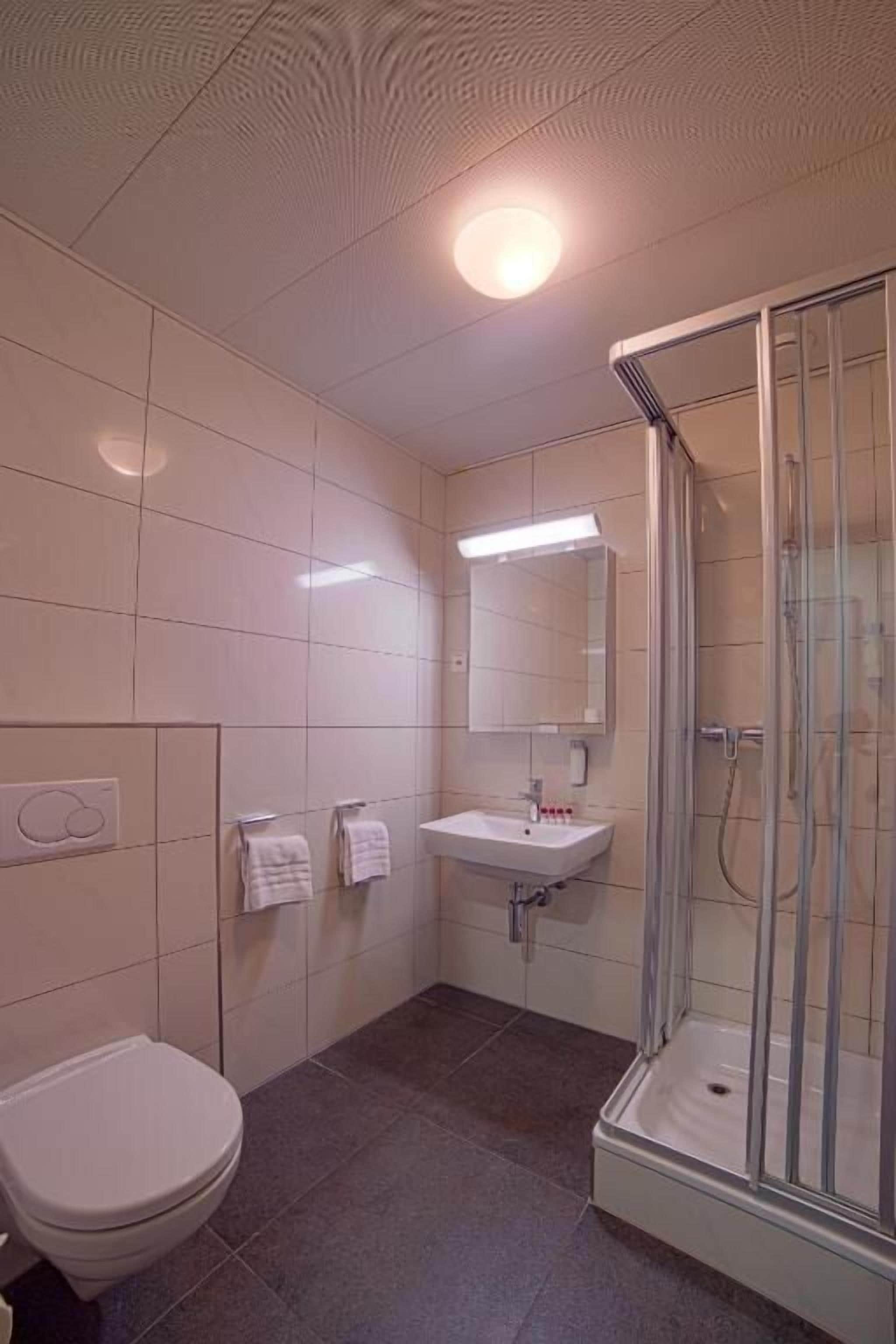 free toiletries, hair dryer, towels, soap