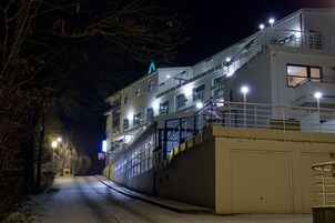 Front of property - evening/night