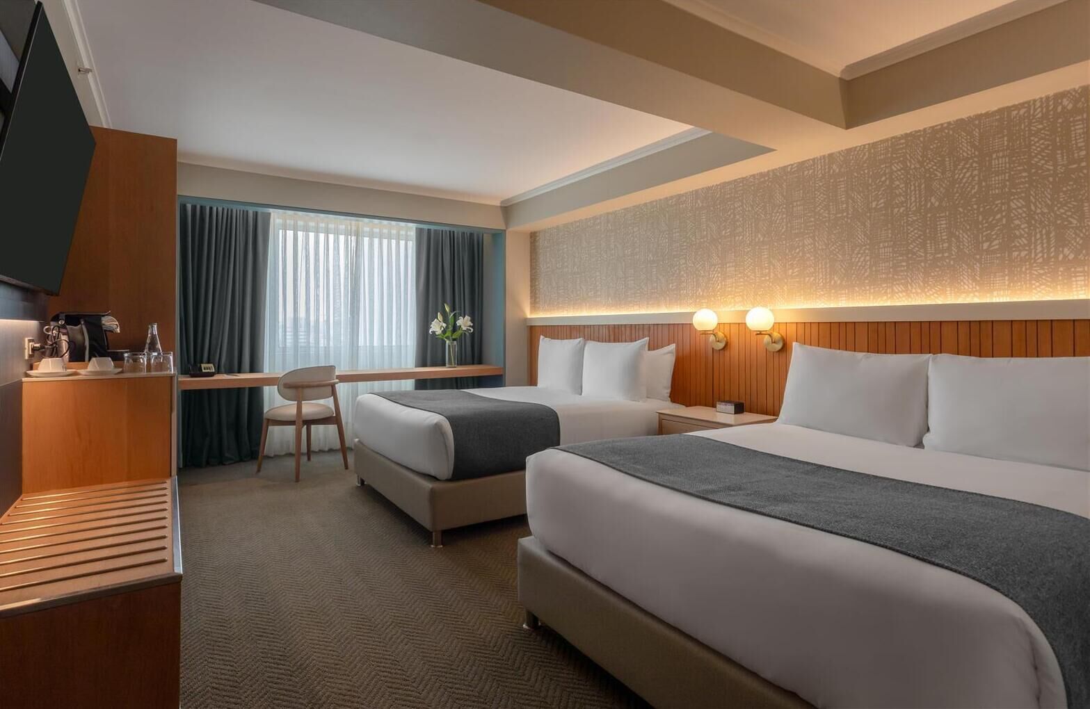 Minibar, in-room safe, desk, soundproofing