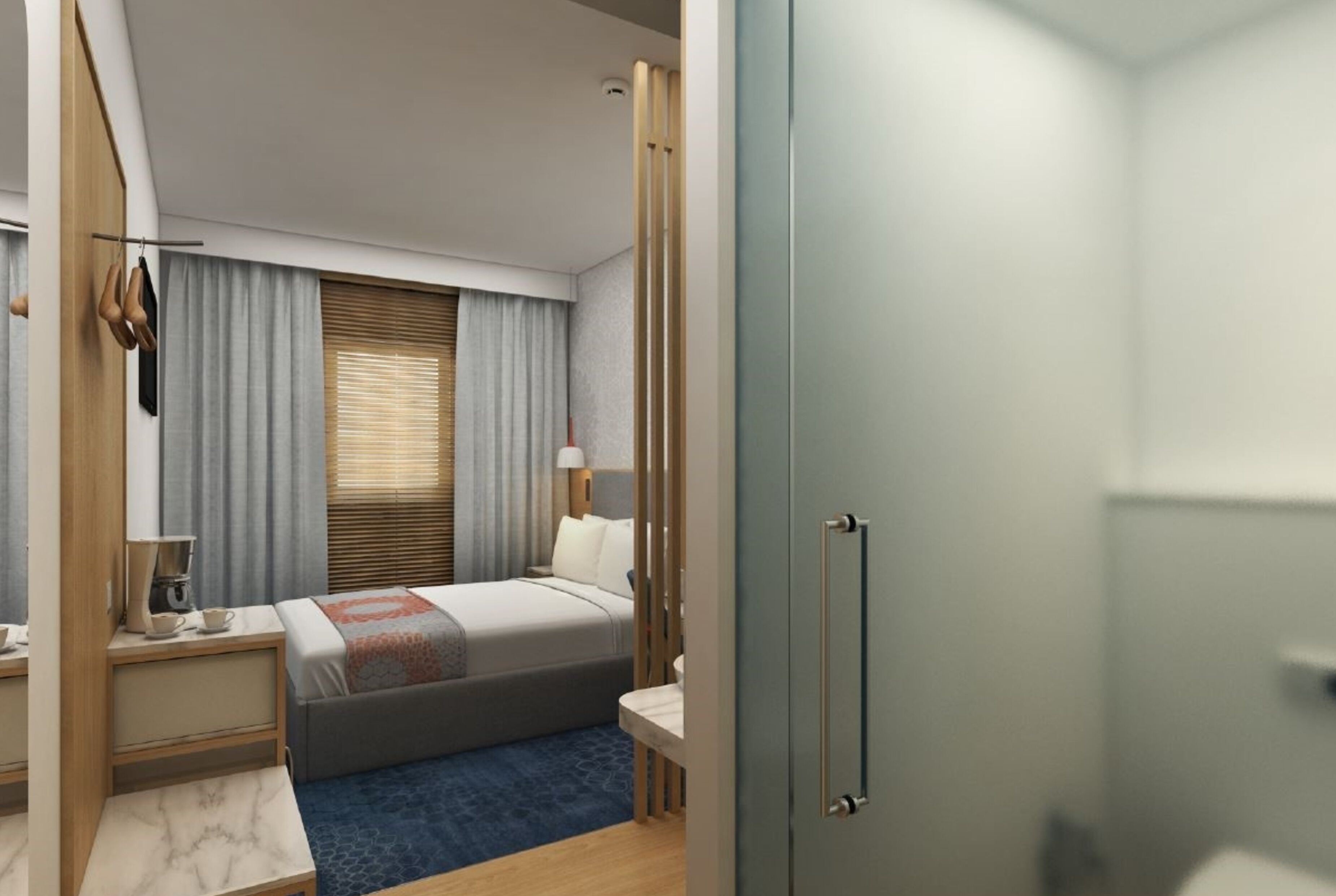 hypo-allergenic bedding, in-room safe, blackout curtains, free wifi