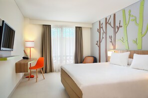 Standard Room, 1 Katil Kelamin (Double) | Peralatan tempat tidur premium, tilam berlapik, bar mini 