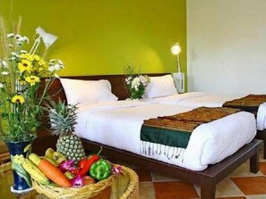 Deluxe Double Room | Desk, soundproofing, free WiFi, bed sheets - Duangjai Resort (Krabi)