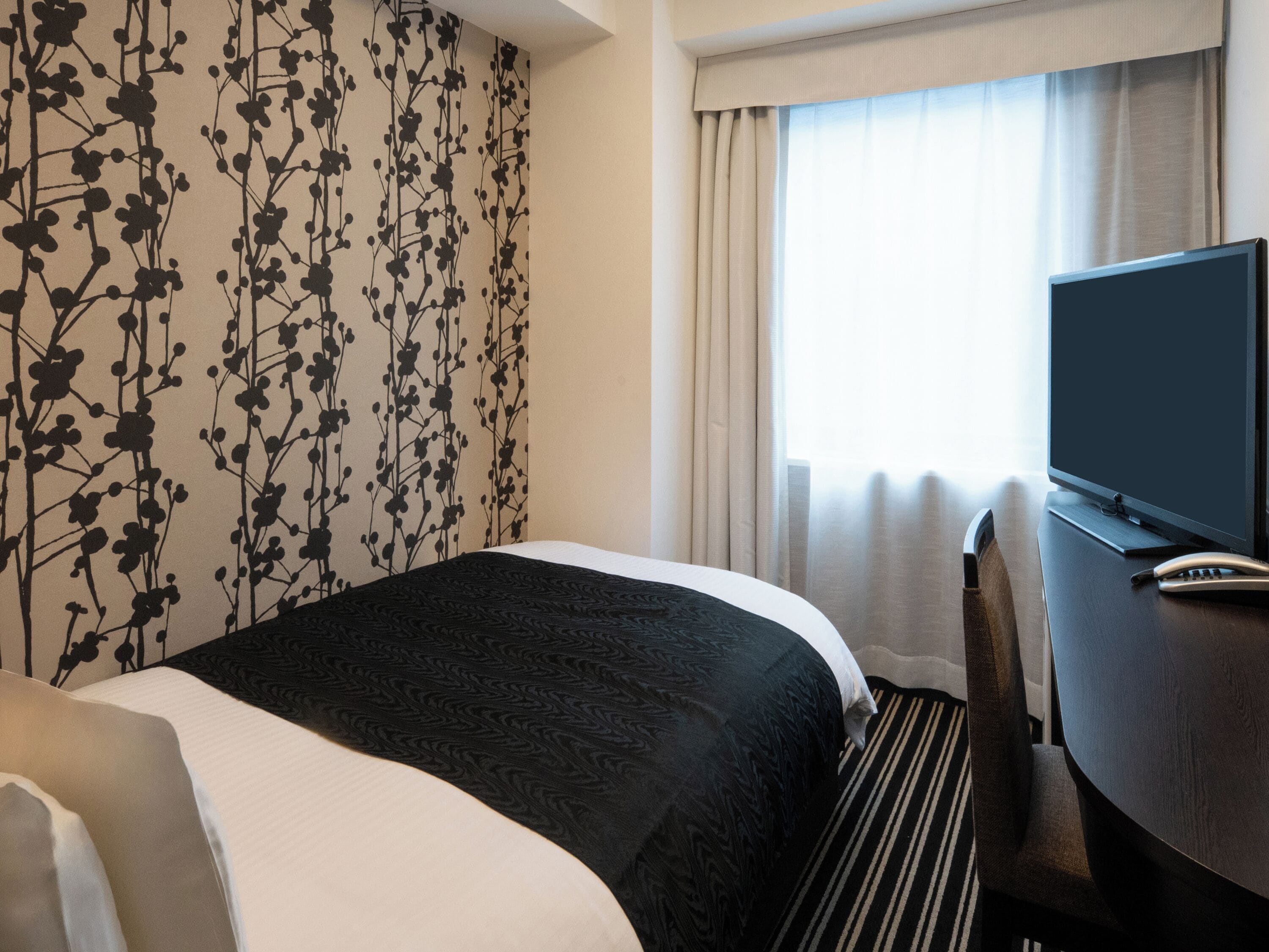 Chambre Simple, non-fumeurs | Bureau, rideaux occultants, Wi-Fi gratuit, draps fournis