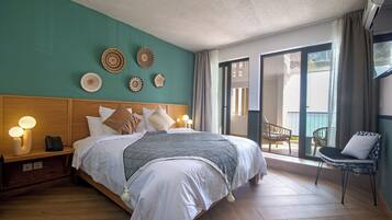 Standard Apartment, Sea View | Minibar, desk, iron/ironing board, rollaway beds