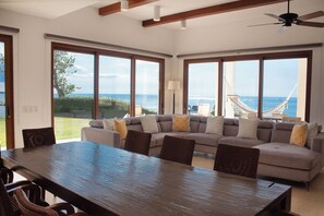 Villa, 5 Bedrooms, Private Pool | Living area | 42-inch LCD TV with cable channels, TV - Las Verandas Hotel & Villas (Roatan)