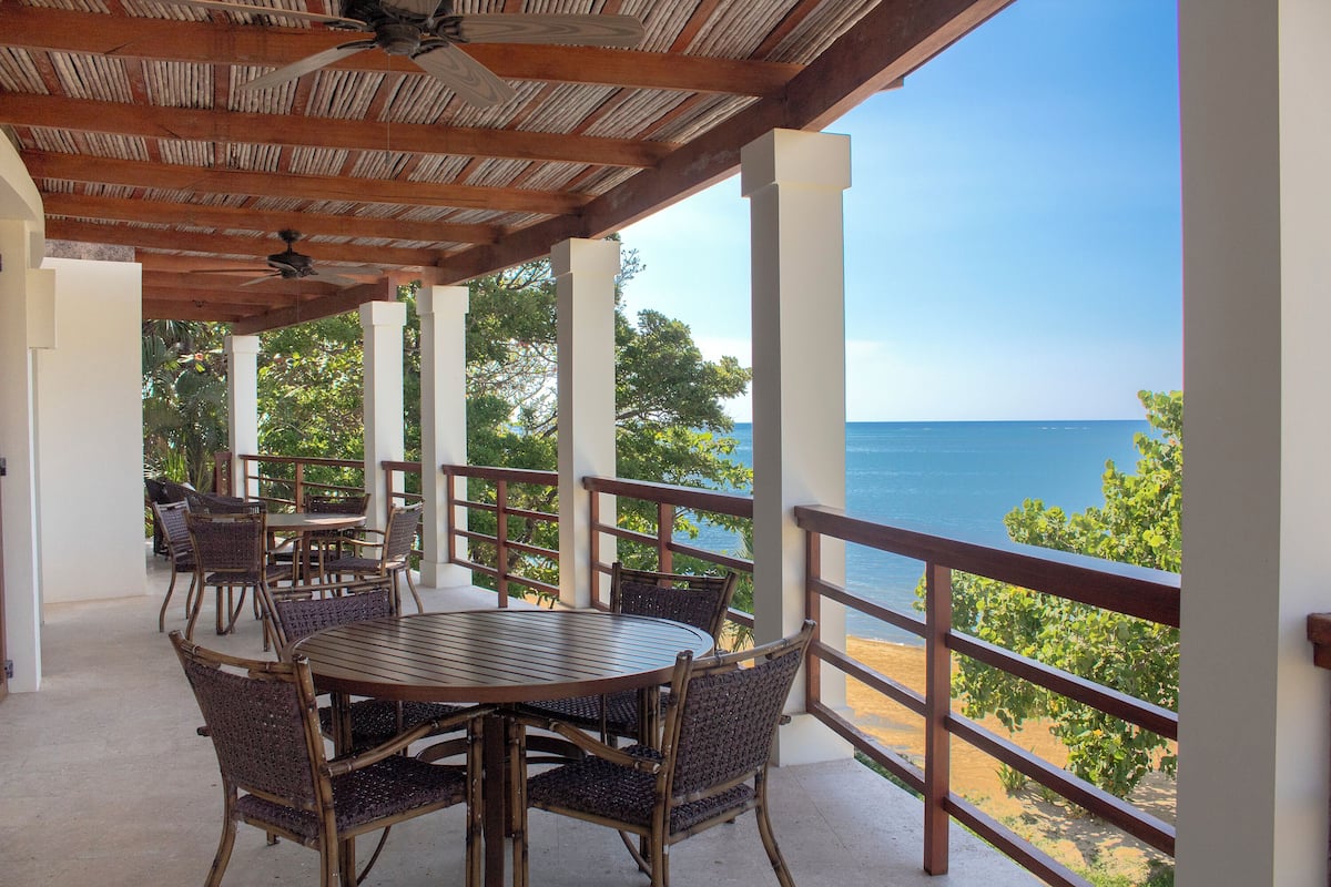 Villa, 4 Bedrooms, Beachfront | Terrace/patio