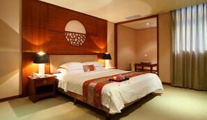 Deluxe-herbergi með tvíbreiðu rúmi | Aukarúm, ókeypis þráðlaus nettenging