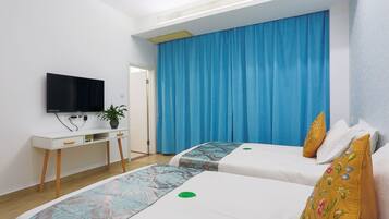 Kamar Standar, 2 Tempat Tidur Twin | 1 kamar tidur, seprai Frette Italia, dan seprai premium
