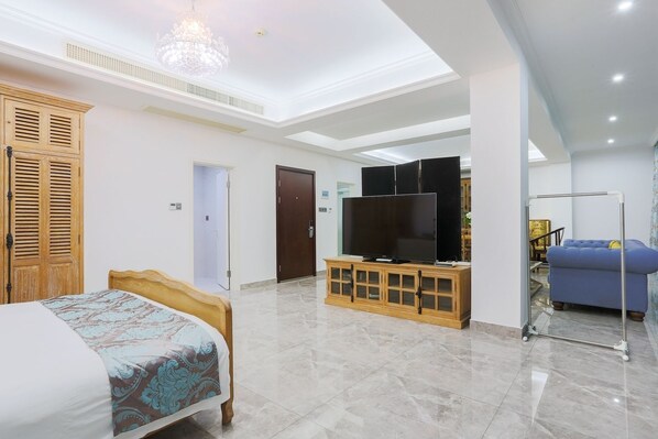 Suite empresarial, 1 habitación, con acceso para personas discapacitadas, piso ejecutivo | 1 habitación, sábanas italianas Frette y ropa de cama de alta calidad