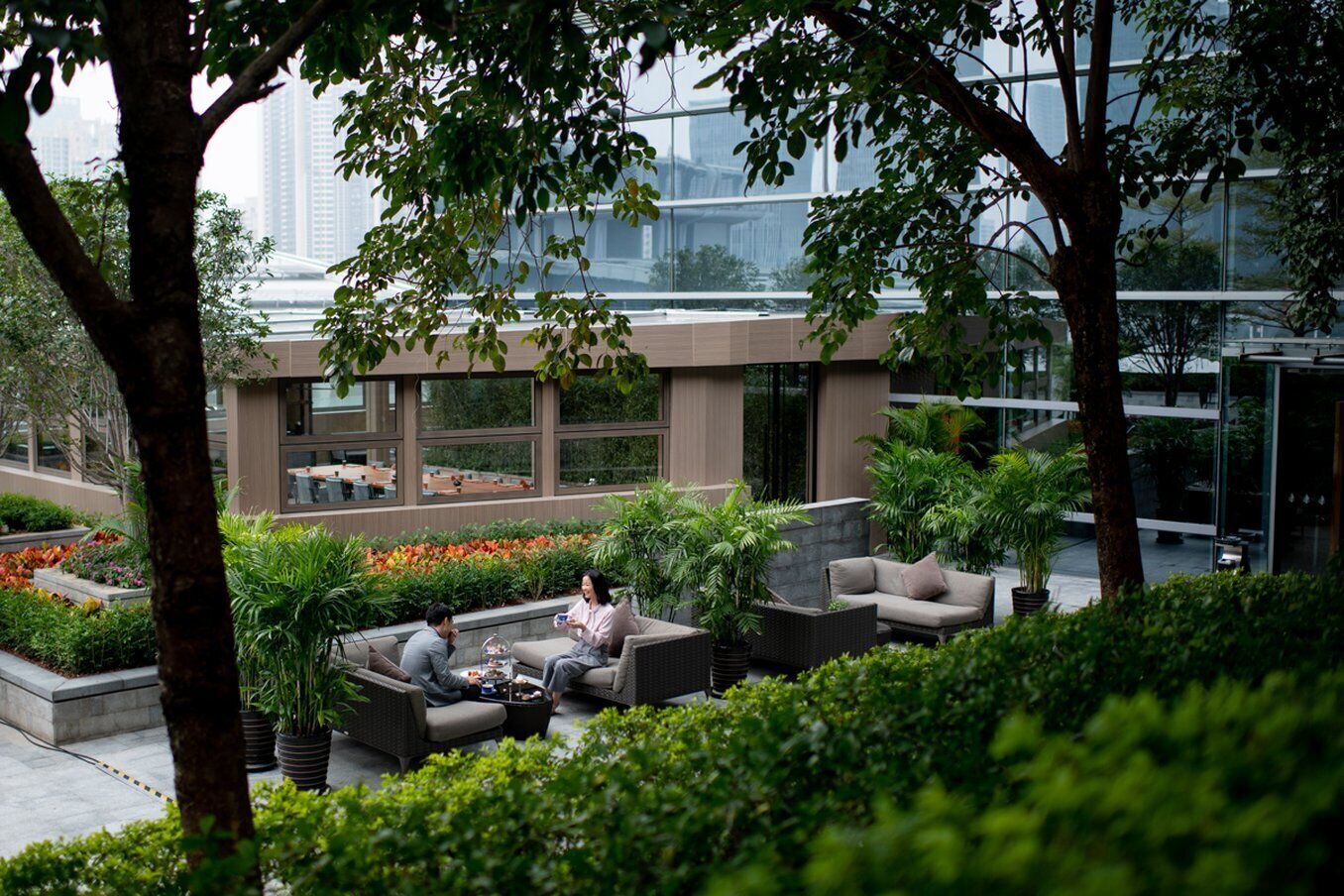 로비 라운지, 야외에서 식사, 매일 오픈