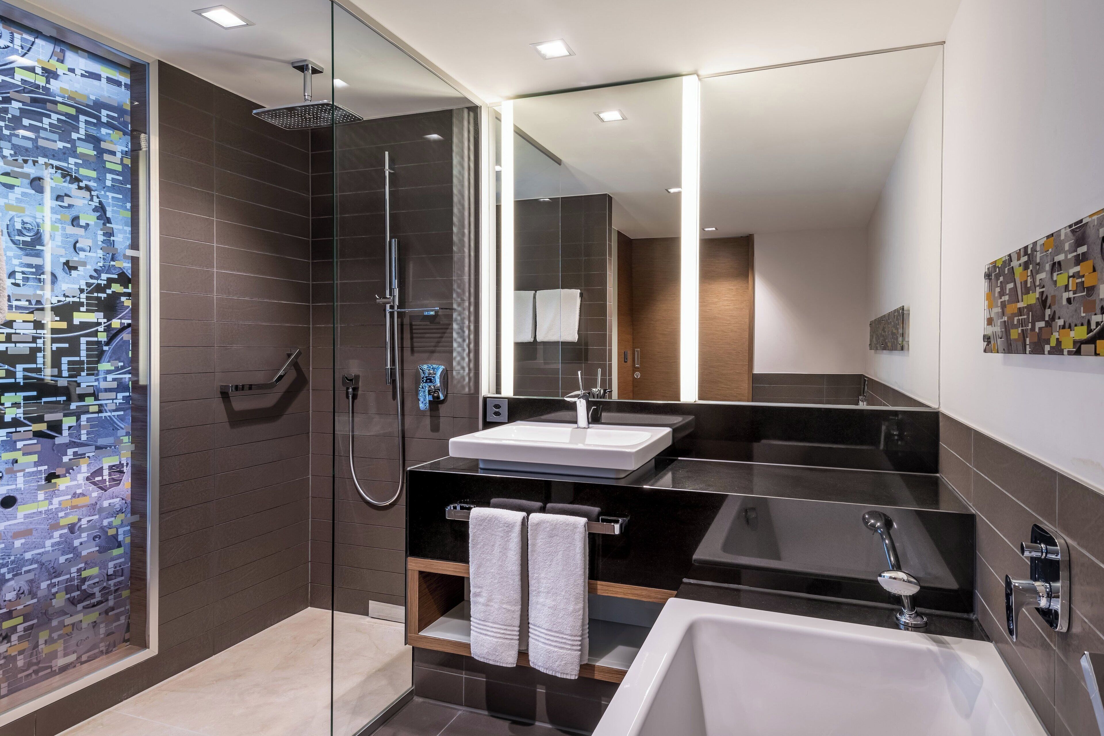 free toiletries, hair dryer, bathrobes, slippers