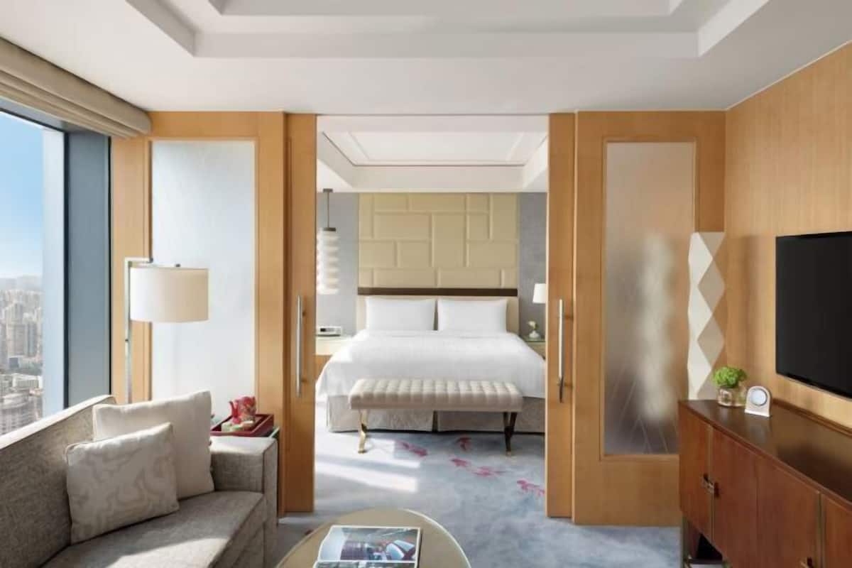 In-room safe, desk, blackout curtains, soundproofing
