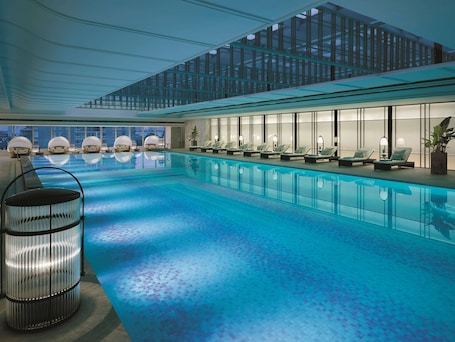 Indoor pool. Jing An Shangri-La, Shanghai