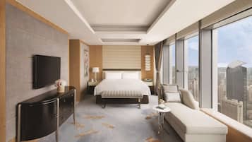 Deluxe-Suite, 1 King-Bett | Zimmersafe, Schreibtisch, Verdunkelungsvorhänge, schallisolierte Zimmer