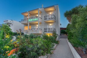 Majoituspaikan julkisivu