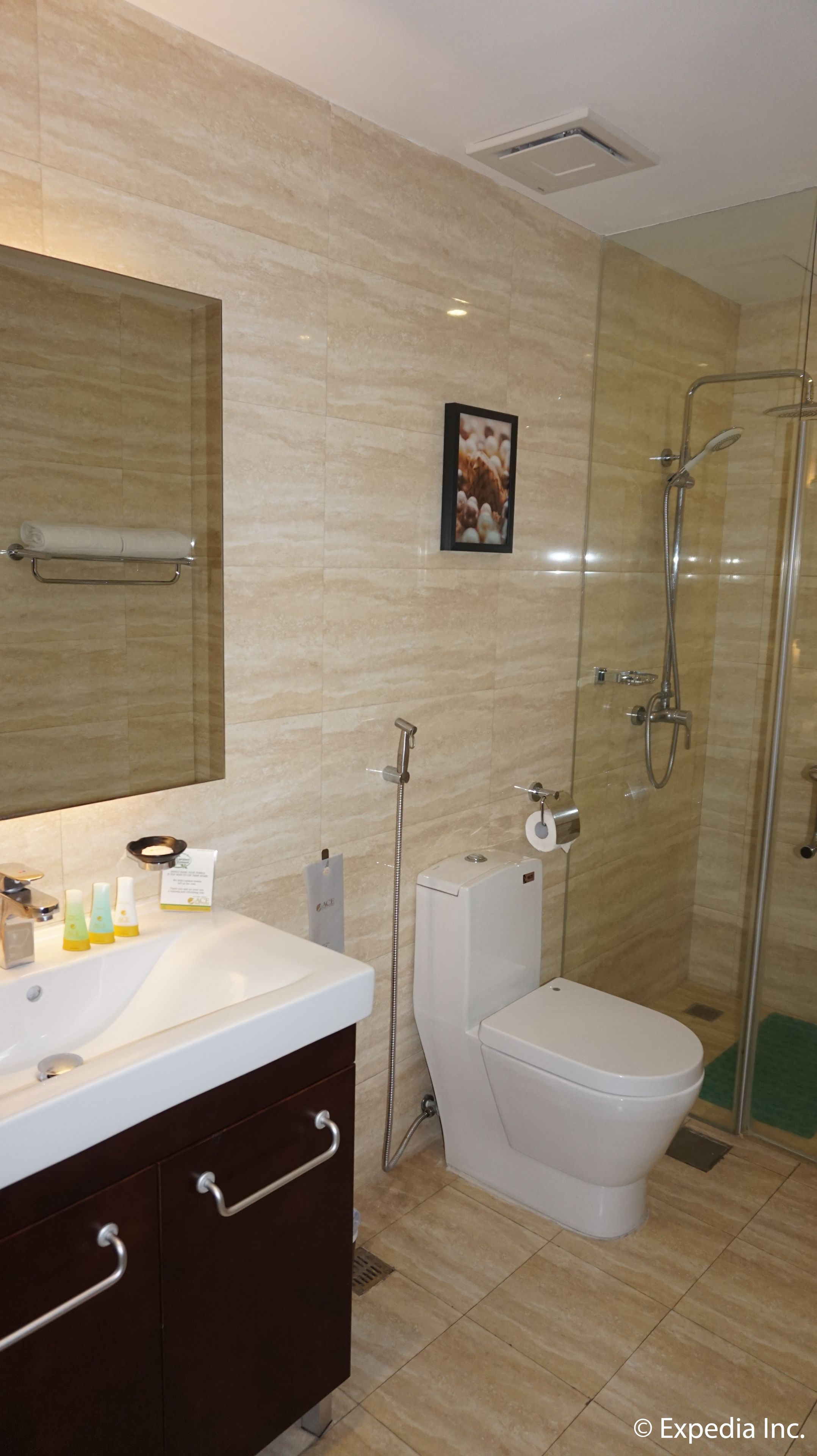 suite, 1 bedroom | bathroom | shower, free toiletries, hair dryer, towels