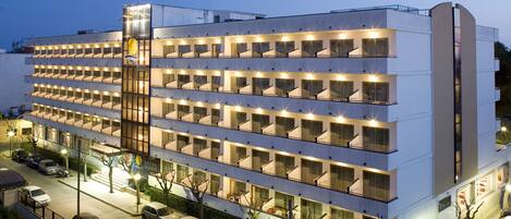 Front of property – evening/night