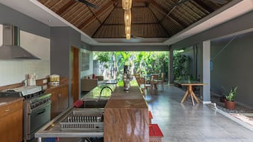 Espaço de cozinha compartilhada