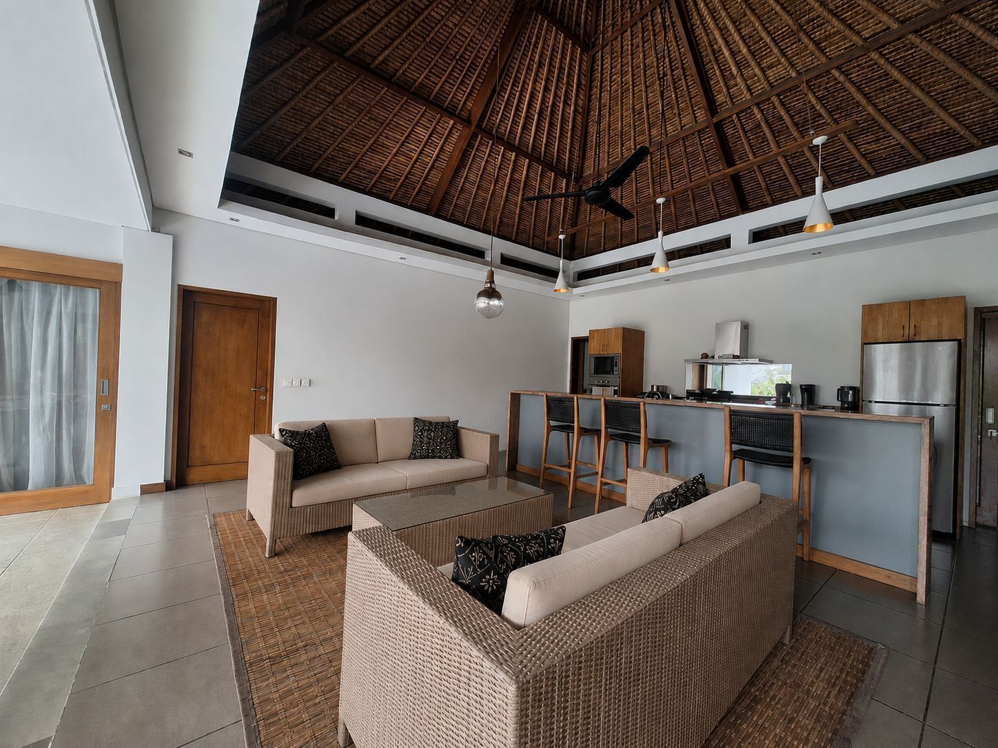 Family Bungalow | Living area | 24-inch Smart TV with cable channels