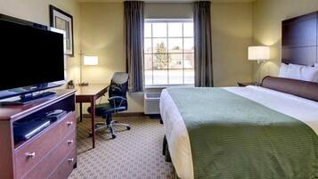 Premium bedding, individually furnished, desk, laptop workspace