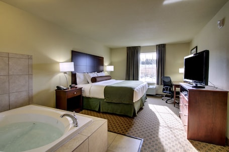 Suite, 1 King Bed, Non Smoking | Premium bedding, individually furnished, desk, laptop workspace