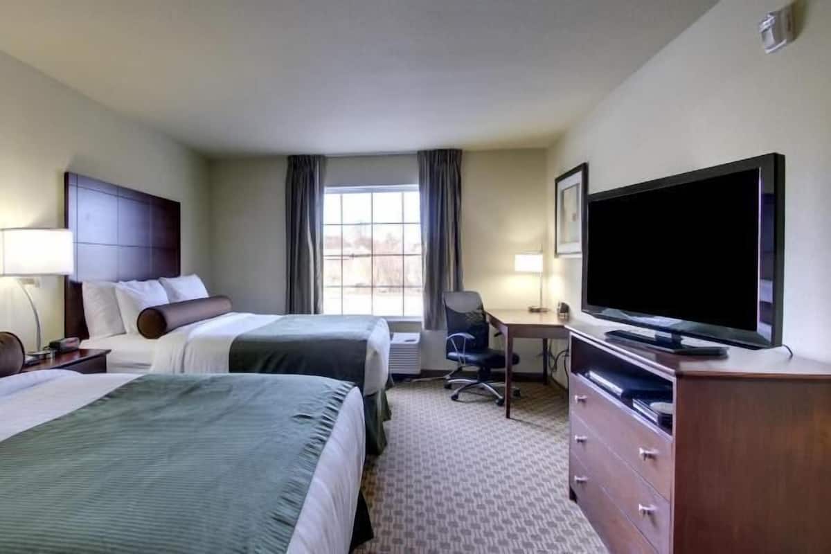 Premium bedding, individually furnished, desk, laptop workspace