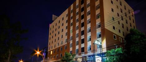 Front of property – evening/night