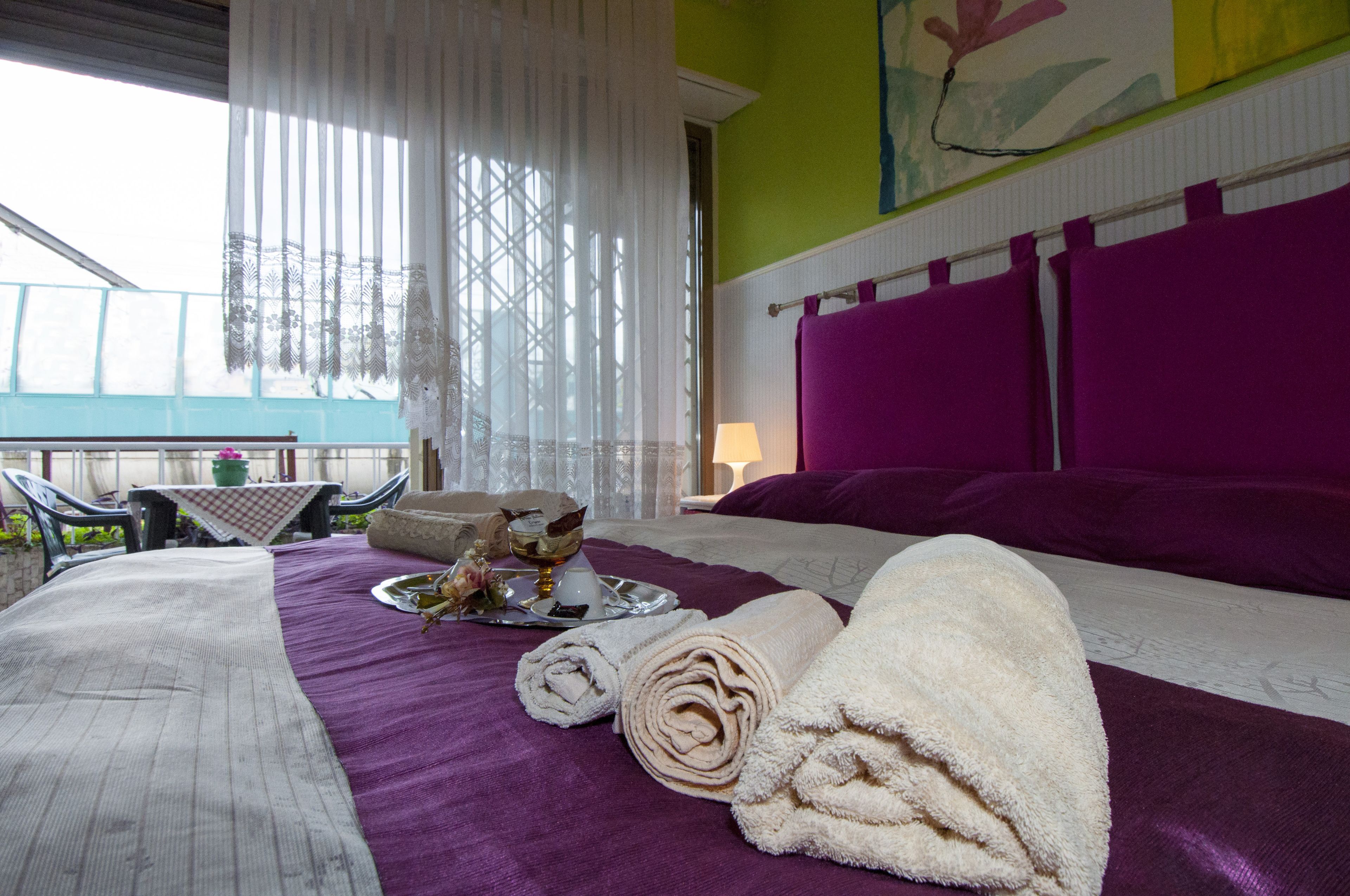 Kamar Double, balkon | Seprai premium dan didekorasi berbeda-beda