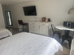 Standard Room, 2 Queen Beds | Desk, laptop workspace, iron/ironing board, free WiFi