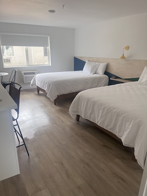 Standard Room, 2 Queen Beds | Desk, laptop workspace, iron/ironing board, free WiFi