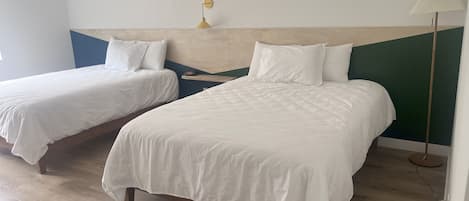 Standard Room, 2 Queen Beds | Desk, laptop workspace, iron/ironing board, free WiFi