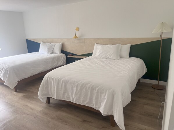 Standard Room, 2 Queen Beds | Desk, laptop workspace, iron/ironing board, free WiFi